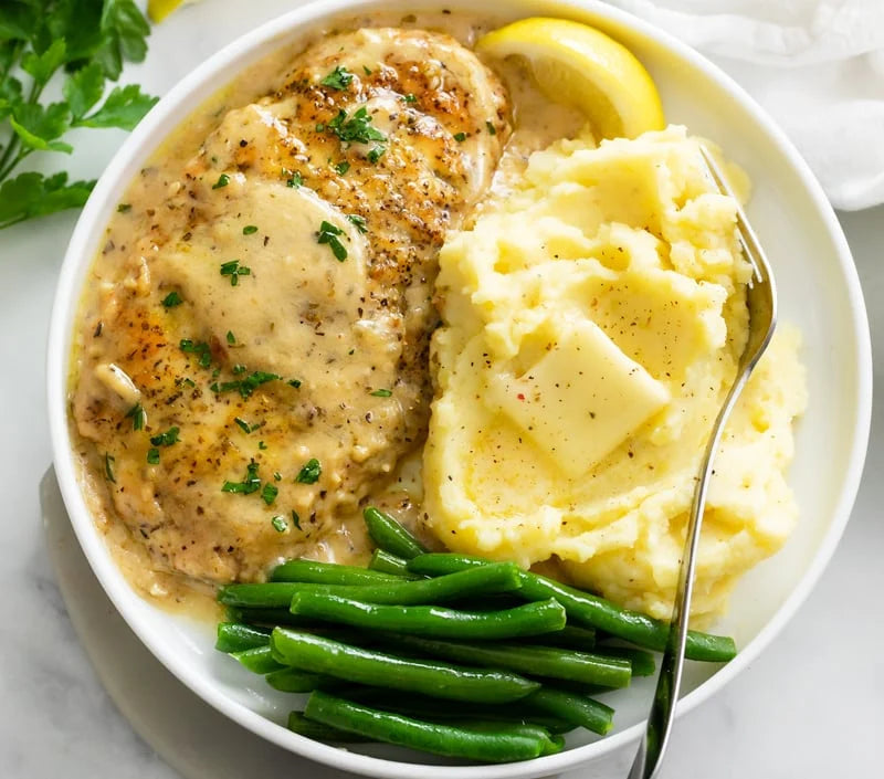 Chicken in White Wine Sauce